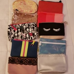 Lot of 10 ipsy bags